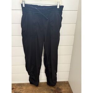 Lululemon Black Relaxed Fit Drawstring Lounge Pants Womens Size 8‎